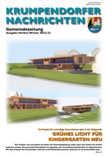 Cover Krumpendorfer Nachrichten Herbst/Winter 2022/2023